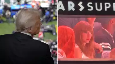 Donald Trump gets a cheer as first US president to attend Super Bowl; Taylor Swift gets booed