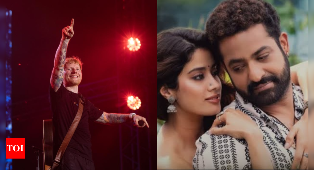 Jr NTR reacts to Ed Sheeran singing 'Chuttamalle': 