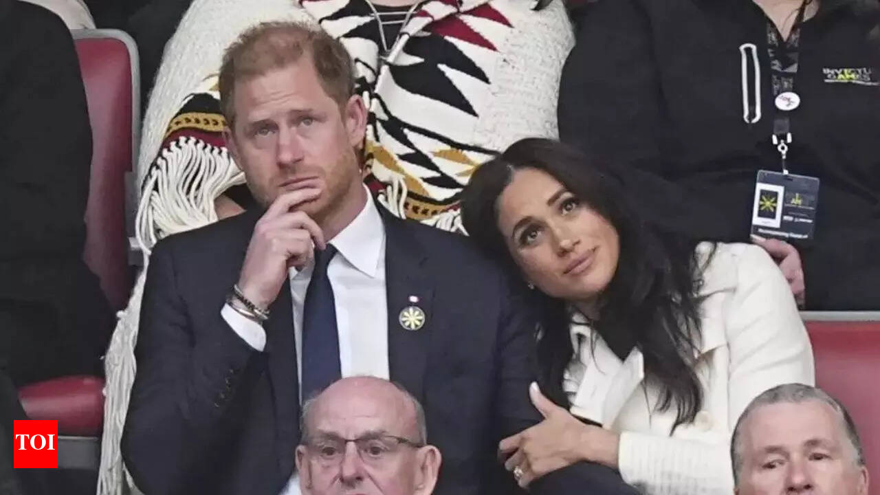 Meghan's two-word message to Prince Harry as he breaks down at Invictus  games - The Times of India