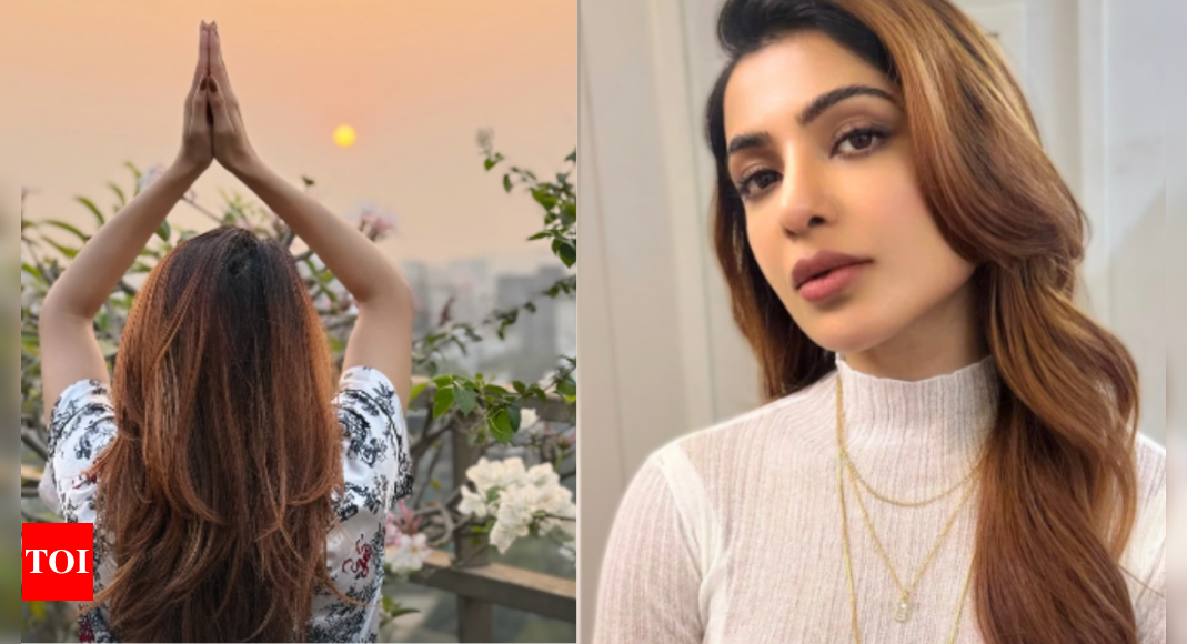 Samantha Ruth Prabhu shares a 'Surya Namaskar' pic, asks fans about their morning gratitude routine