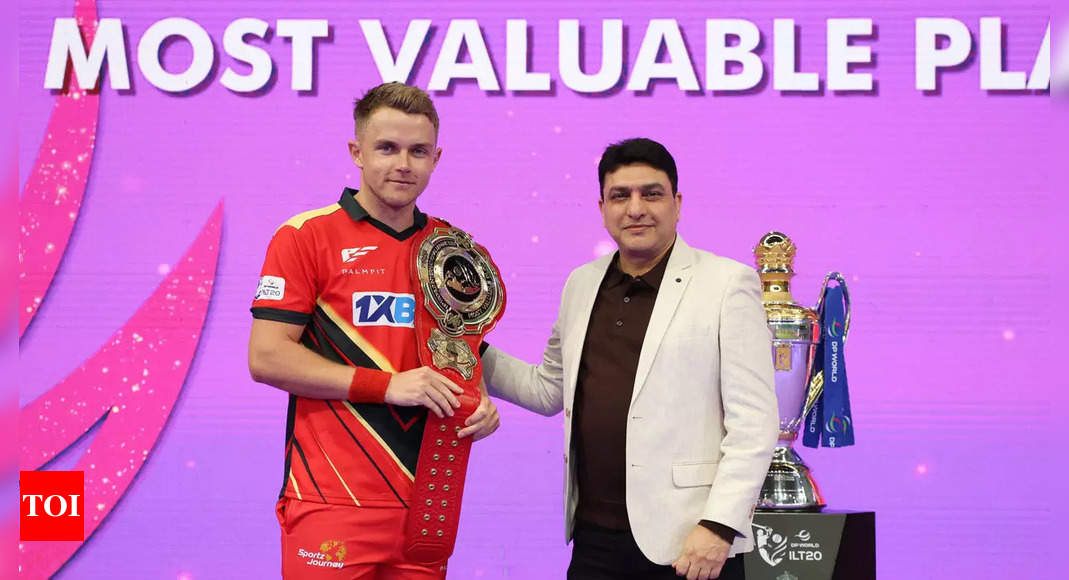 ILT20 Season 3: Top performers claim coveted Championship belts | Cricket News – The Times of India