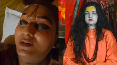 Kinnar Jagadguru Himangi Sakhi who had questioned Mamta Kulkarni's appointment as Mahamandaleshwar was attacked in Prayagraj