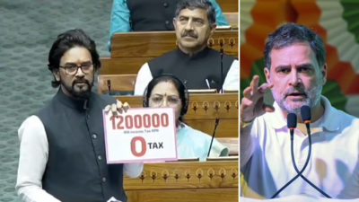 ​'Zero check kar lijiye': BJP's Anurag Thakur mocks Rahul Gandhi over Congress' electoral failure in Delhi