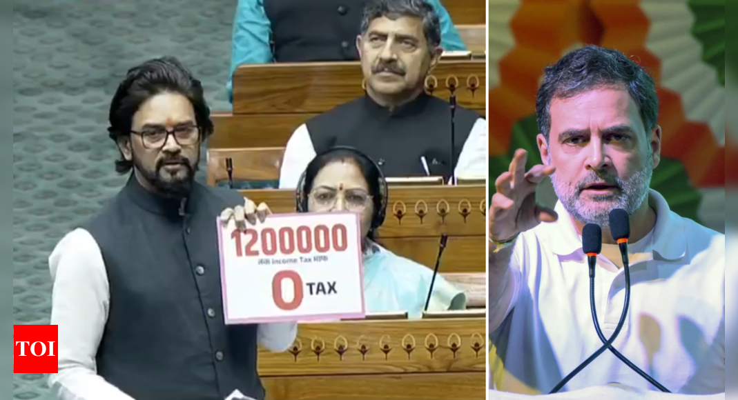 ​'Zero check kar lijiye': Anurag Thakur mocks Rahul over Delhi debacle