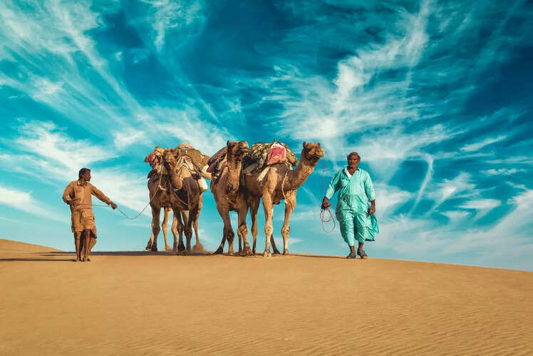 The vibrant Desert Festival in Jaisalme