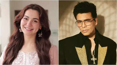 Pakistani star Hania Aamir is open to making her Bollywood debut with Karan Johar: ‘If it’s a good project…’