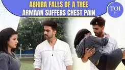 YRRKH On Location: Abhira Falls from a Tree! Armaan Rushes to Save Her but Faces a Shocking Setback