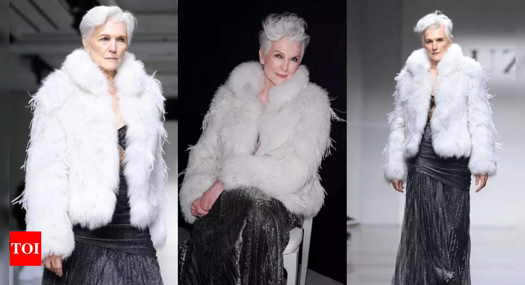 Elon Musk’s model mom Maye Musk returns to NYFW runway, steers clear of politics