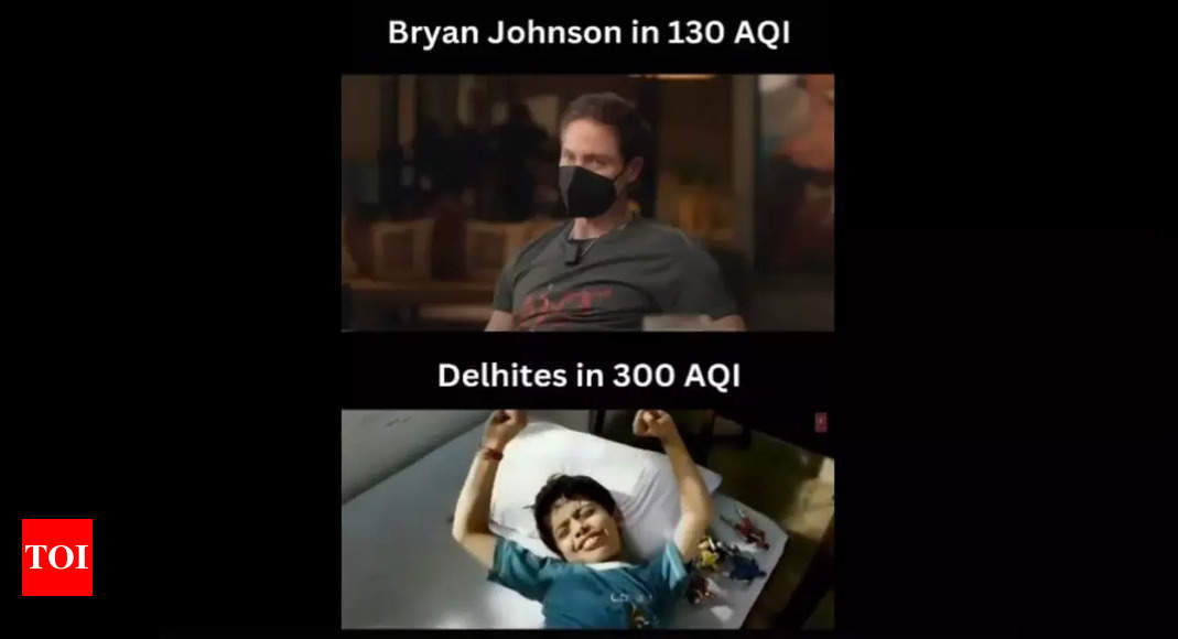 Bryan Johnson calls out India’s AQI crisis with ‘Taare Zameen Par’ meme, says ‘clean air will do more than curing cancer’