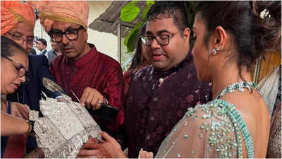 Priyanka Chopra helps brother Siddharth Chopra with sehra at his wedding with Neelam Upadhyaya: See inside pictures