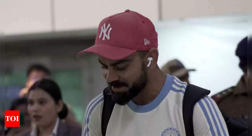 Virat Kohli hugged by a fan as Team India leaves Cuttack - Watch