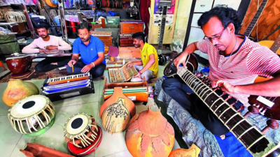 Miraj’s sitars find a home abroad but face an uncertain future