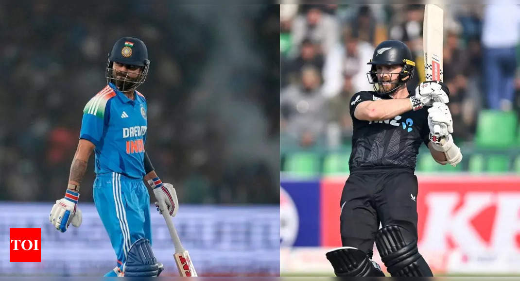 Kane Williamson surpasses Virat Kohli in all-time list of fastest batters to 7000 ODI runs | Cricket News – The Times of India