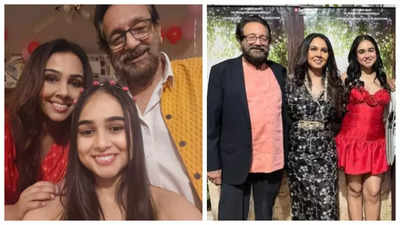 Shekhar Kapur and Suchitra Krishnamoorthi reunite at the screening of daughter Kaveri's debut film, 'Bobby Aur Rishi Ki Love Story' with Vardhaan Puri - See photos