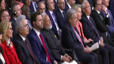 PM Modi sat next to US vice president JD Vance at Paris AI action summit