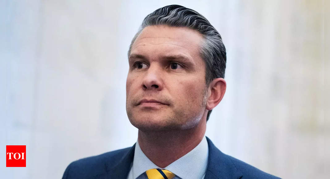 Pete Hegseth’s intense military-style workout: A peek into the defense secretary’s fitness routine – The Times of India