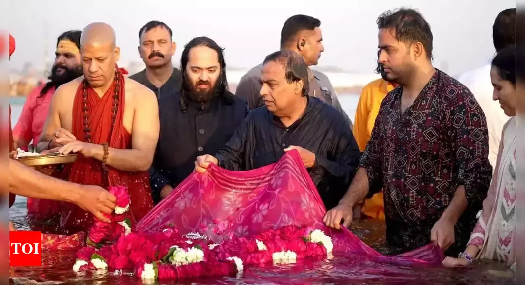 Ambani family’s 4 generation’s Maha Kumbh visit goes viral- Here’s what the video shows