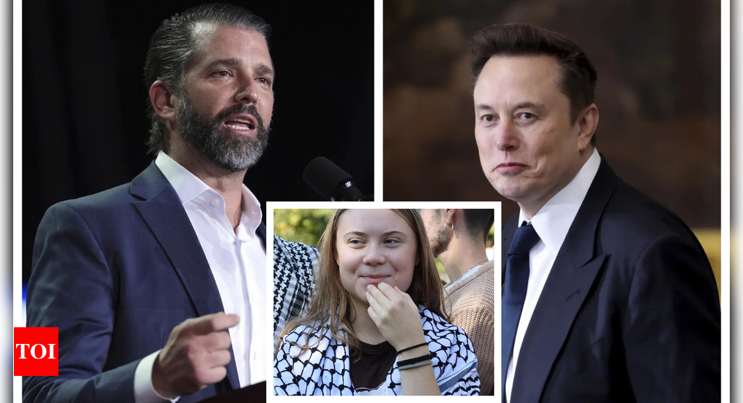 Donald Trump Jr supports Elon Musk’s 19-year-old aide: ‘If Greta Thunberg is a serious climatologist…’ – The Times of India