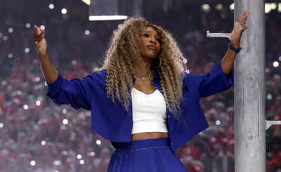 Serena Williams was more than happy to dis her ex Drake during Kendrick Lamar's halftime performance