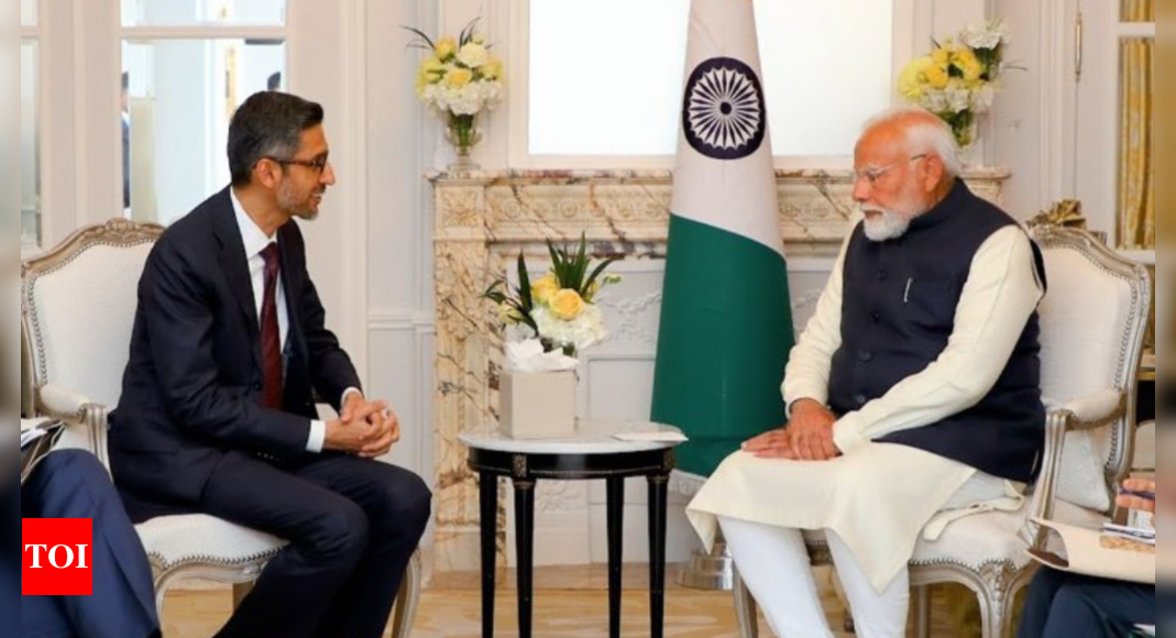 Sundar Pichai meets PM Modi, discusses 'opportunities AI will bring to India'