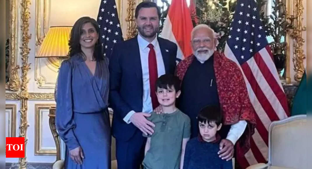 PM Modi gives special gifts to JD Vance’s children, celebrates birthday of US VP’s son in Paris