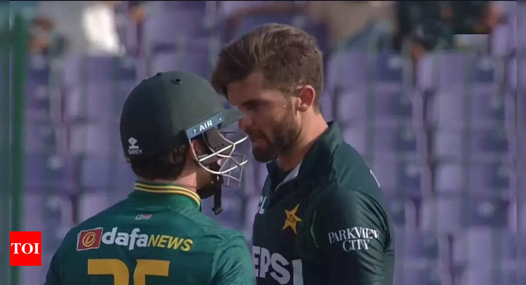 Drama in Karachi! Afridi, Breetzke engage in on-field spat