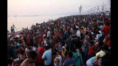 Over 2 crore take dip offaith on Maghi Purnima | Prayagraj News ...