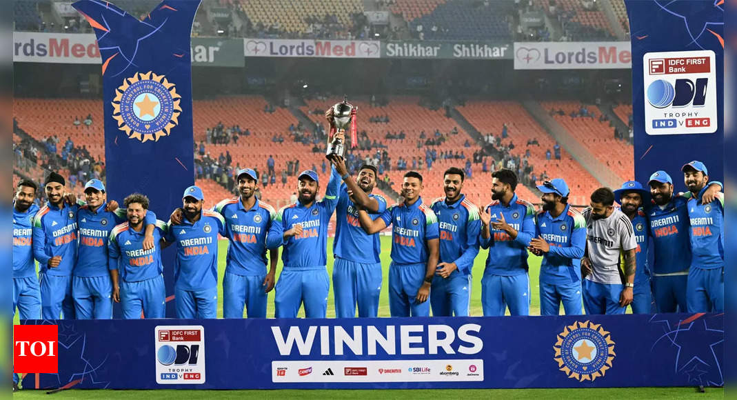 India vs England 3rd ODI highlights: Shubman Gill shines as India crush England to complete 3-0 series sweep | Cricket News – The Times of India