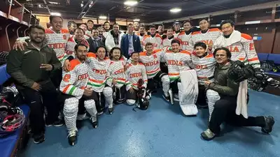 Dr Patnaik basks in the success of India ice hockey team