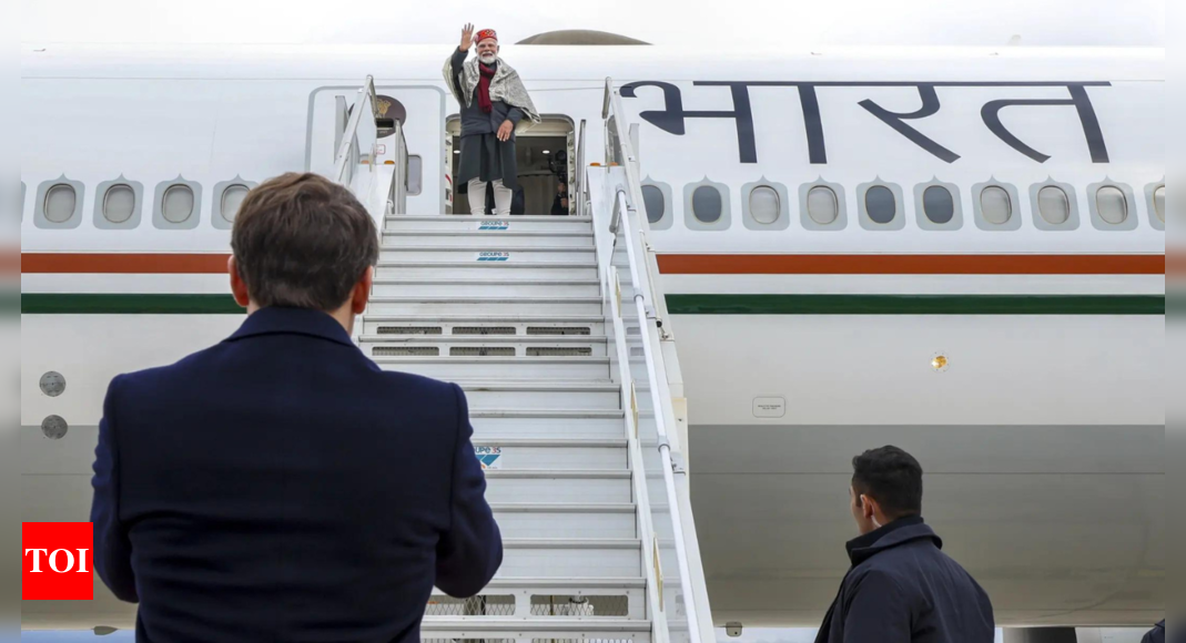 Unique display of camaraderie: Macron comes to airport to bid farewell to PM