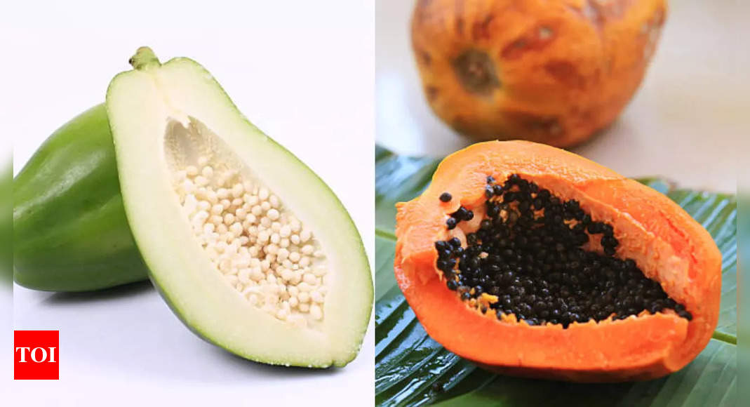 Raw Papaya vs Ripe Papaya: Which is better for hair growth? – The Times of India