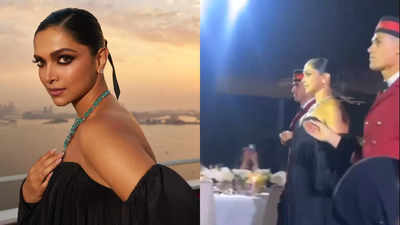 New mom Deepika Padukone walks the ramp for Cartier's 25th anniversary celebrations in Dubai, Ranveer Singh says, 'Wow dead' - WATCH VIDEO