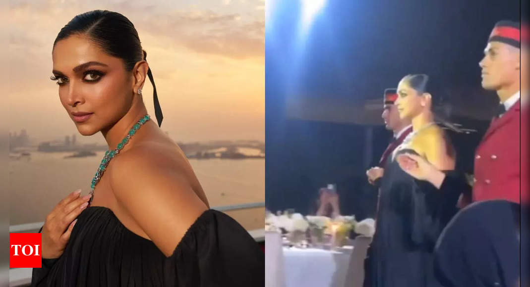 New mom Deepika Padukone walks the ramp for Cartier's 25th anniversary celebrations in Dubai, Ranveer Singh says, 'Wow dead' - WATCH VIDEO