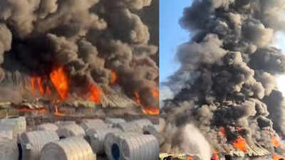 Massive fire breaks out at food processing facility in Maharashtra, goods worth crores gutted