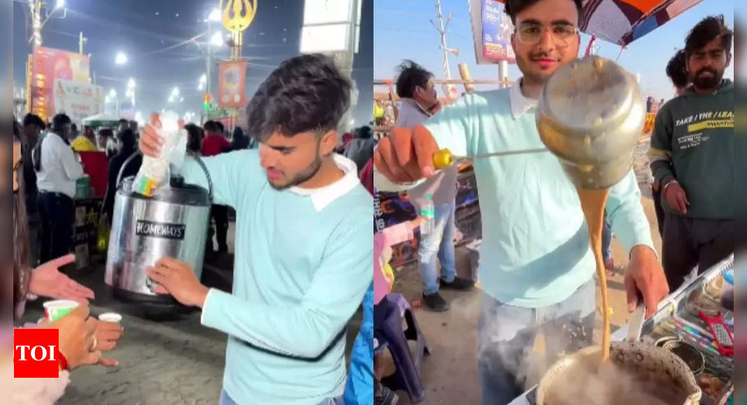 ‘Kumbh Chaiwala’ earns Rs 5,000 a day selling tea; “Rs 1,50,000 ek mahine ka?” social media reacts