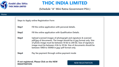 THDC Recruitment 2025: Registration begins for Engineer, Executive posts at thdc.co.in, direct link to apply here