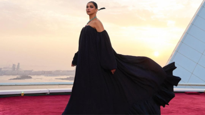 Deepika Padukone spells royalty in this magnificent black gown for Cartier’s anniversary event