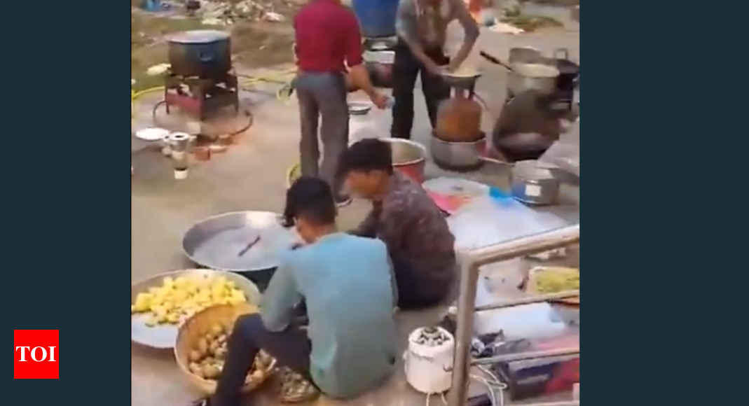 Shocking: Toilet tap water being used in food preparation area at a medical college, watch viral video