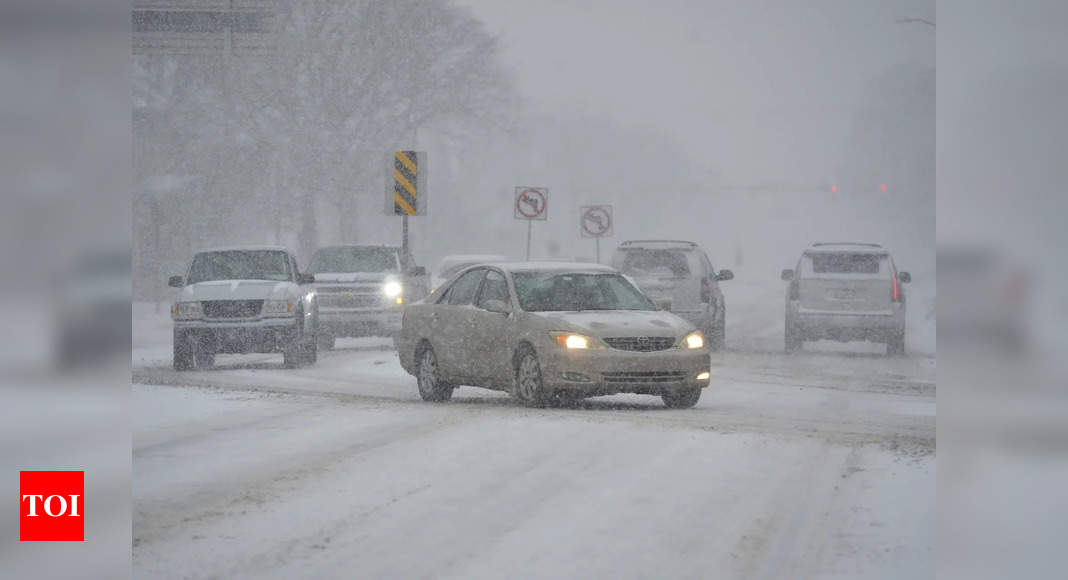 Winter storm disrupts schools across multiple US states - The Times of India