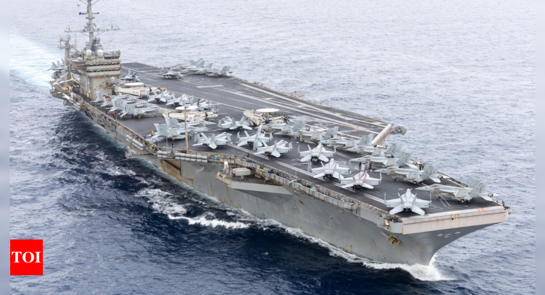 USS Harry S Truman collides with merchant vessel near Egypt