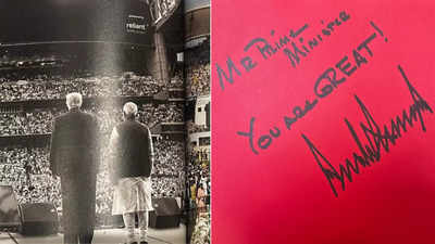  Donald Trump gifts book to PM Modi, featuring key event pictures