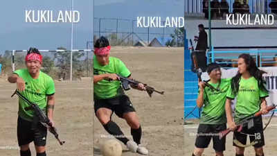 Play ground or war zone? Five held in Manipur for displaying 'sophisticated weapons' during football match