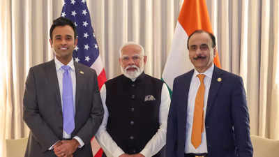  Vivek Ramaswamy after meeting PM Modi in US