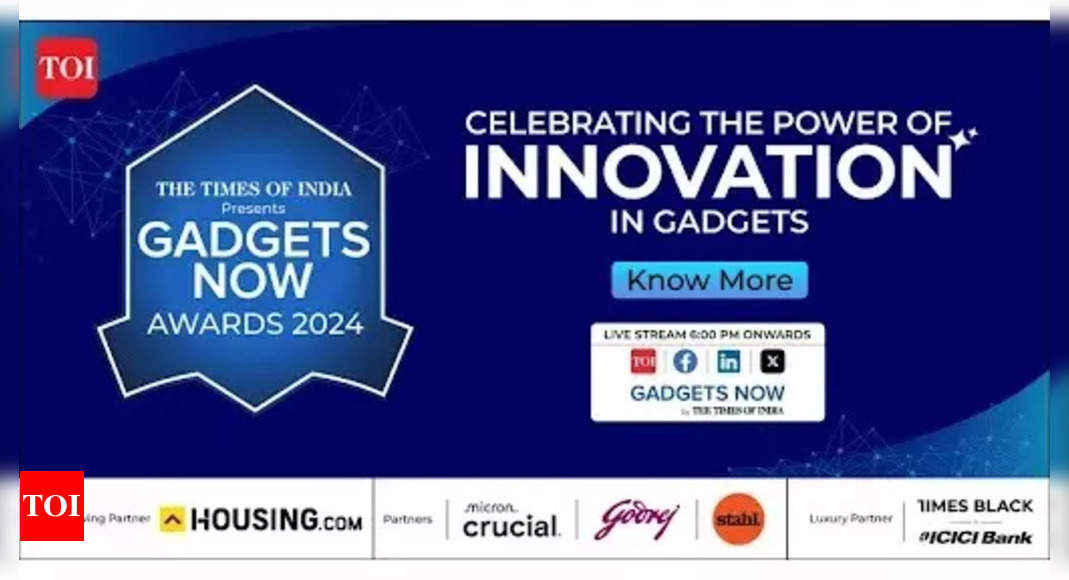 Times of India-Gadgets Now Awards 2024: Top gadgets of the year honoured at star-studded event – The Times of India