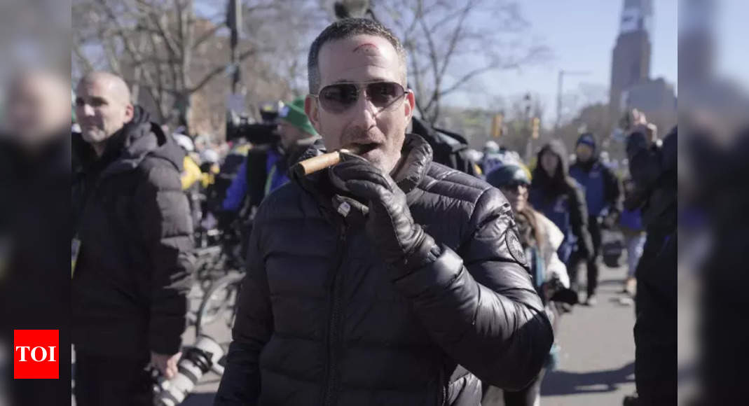 Eagles GM Howie Roseman Hit by Beer Can at Super Bowl LIX Parade—Leaves with Bloody Forehead but a Big Smile!