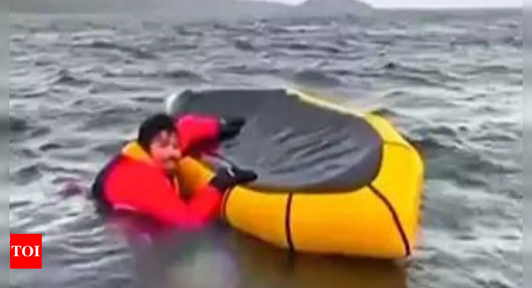 Humpback whale swallows and then spits out kayaker off Chilean Patagonia