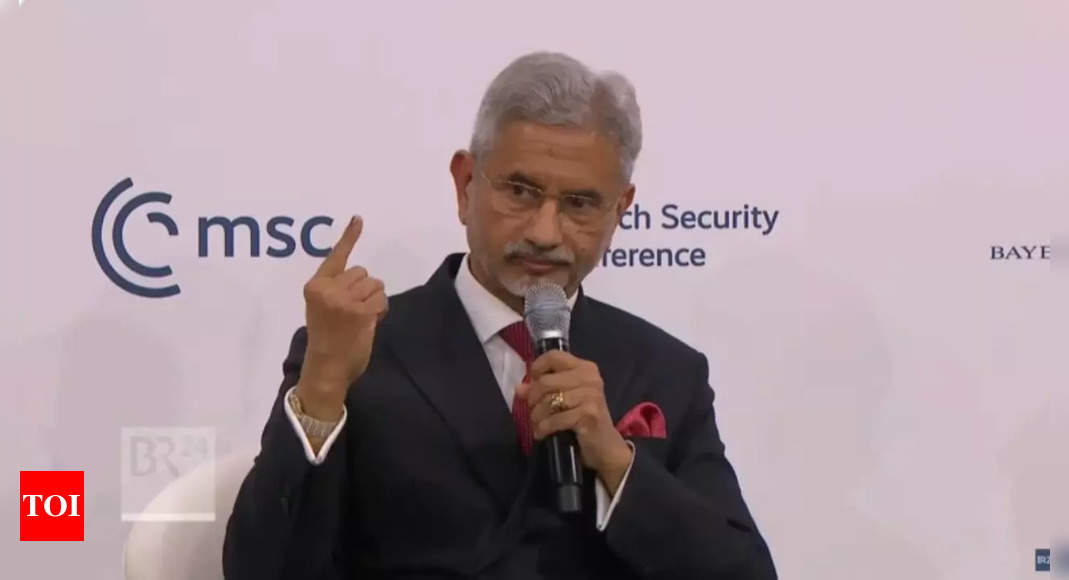 Global democracy under threat? EAM S Jaishankar responds by showing his index finger