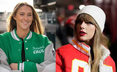 Kylie Kelce subtly backs Taylor Swift after harsh Super Bowl 2025 booing by  NFL fans | NFL News - The Times of India