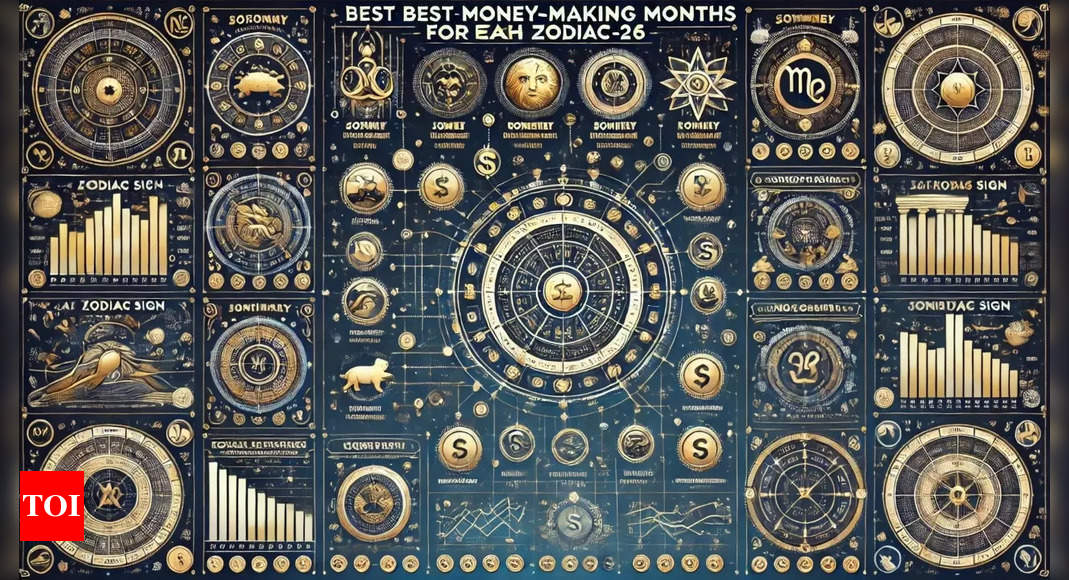 Hindu New Year 2025: Best money-making months for each zodiac sign in 2025-26 – The Times of India