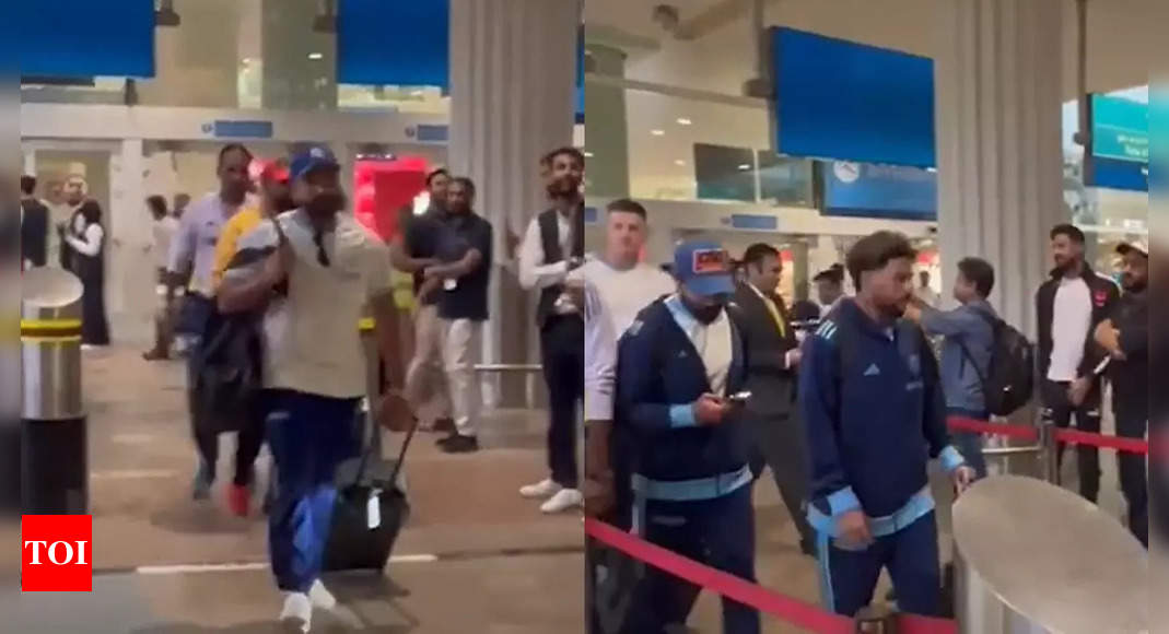 Team India lands in Dubai for Champions Trophy